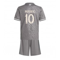 Fotbalové Dres Real Madrid Luka Modric #10 Dětské Alternativní 2024-25 Krátký Rukáv (+ trenýrky)